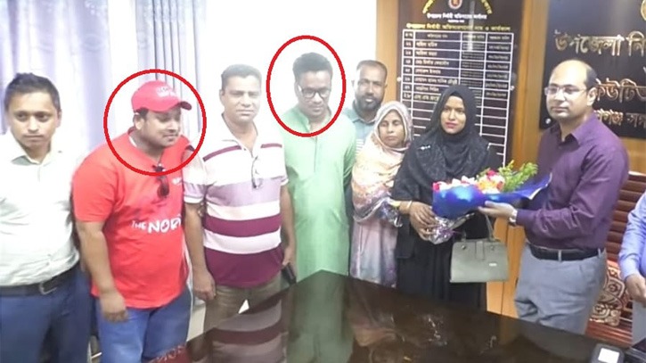 বক্তাবলী ইউপির ভারপ্রাপ্ত চেয়ারম্যান পিংকীর শুরুতেই বিতর্ক
