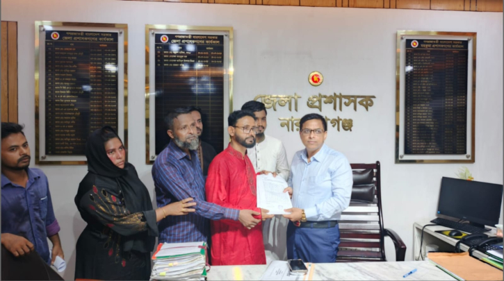 মাদকের বিরুদ্ধে জিমখানা এলাকাবাসীর স্মারকলিপি প্রদান