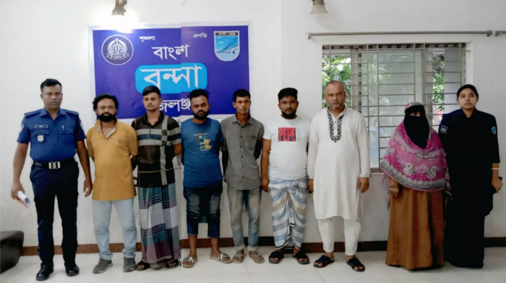 বন্দরে নারীসহ বিভিন্ন মামলায় গ্রেপ্তার ৭
