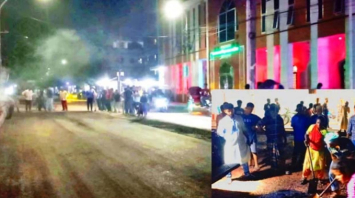 দীর্ঘ প্রতীক্ষার অবসান, সংস্কার হলো সোনাকান্দা-সোনাবিবি রোড