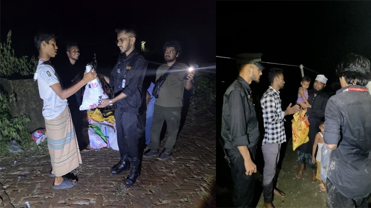 মধ্যরাতেও দুর্গম এলাকায় বন্যার্তদের  দুয়ারে ত্রাণ পৌঁছে দিলো লজিক অফ বাংলাদেশ
