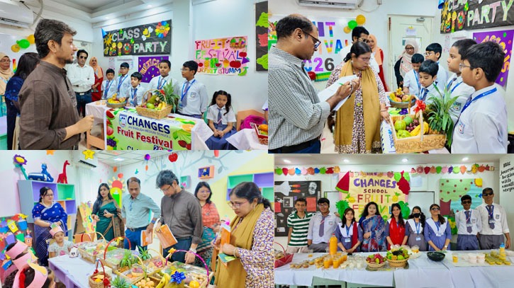 চেইঞ্জেস স্কুলে বর্ণাঢ্য বার্ষিক ফল উৎসব