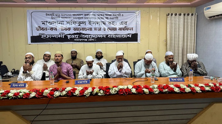 মাওলানা শফিকুল ইসলামের জীবন ও কর্ম শীর্ষক আলোচনা সভা