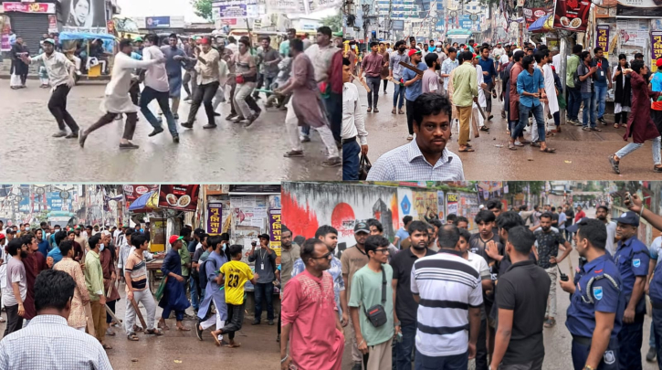 তোলারাম কলেজে ছাত্রদল-ছাত্রশিবির দফায় দফায় সংঘর্ষ