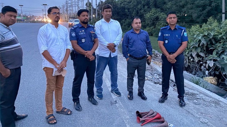 সোনারগাঁয়ে শব্দদূষণের অভিযোগে ৬ যানবাহনকে জরিমানা