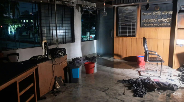 সদর উপজেলা নির্বাহী কর্মকর্তার কার্যালয়ে অগ্নিকাণ্ড