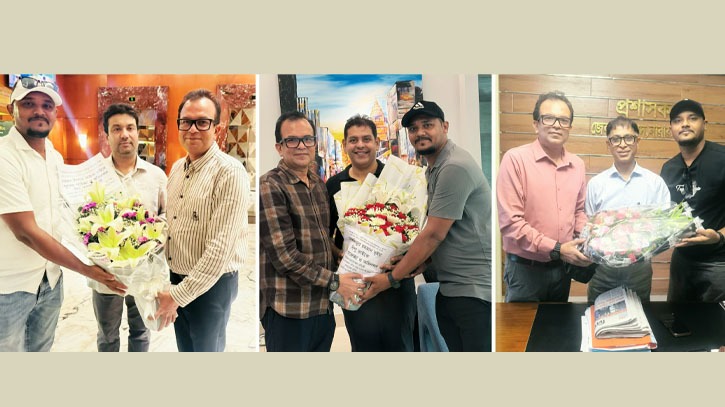 দুই এমপি ও জেলা পরিষদের প্রশাসকের  সঙ্গে রিয়াদ চৌধুরীর সৌজন্য সাক্ষাৎ