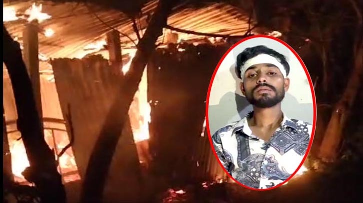 বক্তাবলীতে মেসির ঘরে আগুন, নেভাতে গিয়ে দুর্বৃত্তদের হামলার শিকার মুজাহিদ