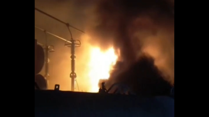 মদনগঞ্জ গ্রিড উপকেন্দ্রে ভয়াবহ অগ্নিকাণ্ড