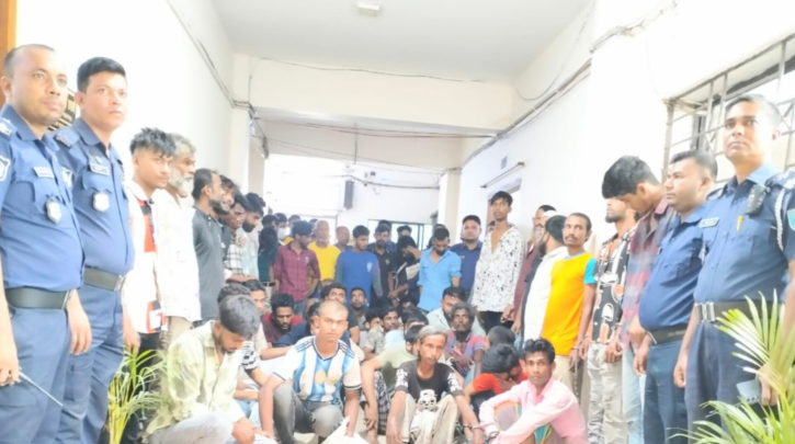 নারায়ণগঞ্জে বিশেষ অভিযানে ২৪ ঘন্টায় গ্রেপ্তার ১৪০