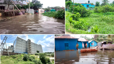 রূপগঞ্জে সরকারি খালে পাকা স্থাপনা-বাগান বাড়ি, জলাবদ্ধতায় ভোগান্তি