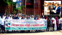 ডেঙ্গু দমনসহ ৫ দফা দাবিতে মানববন্ধন, নাসিক প্রশাসককে স্মারকলিপি