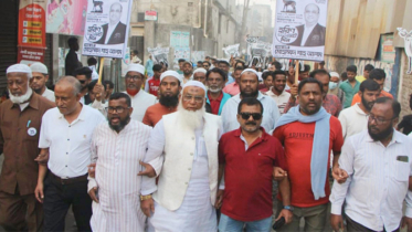 ফতুল্লায় শাহ আলমের হরিণ মার্কার নির্বাচনী প্রচারণা ও গণসংযোগ