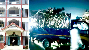 সোনারগাঁয়ে রাতের আঁধারে স্কুলের মালামাল বিক্রি, ৩ পিক-আপ আটক