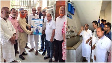 শহরের দুটি স্কুলে শিল্পপতি বাবুলের পানি বিশুব্ধকরণ ইউনিট স্থাপন 