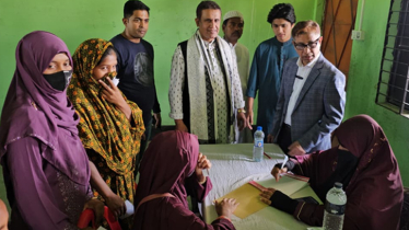 সোনারগাঁয়ের নদীবেষ্টিত দ্বীপ গ্রামে মামুন মাহমুদের ১০ম ফ্রী মেডিকেল ক্যাম্প