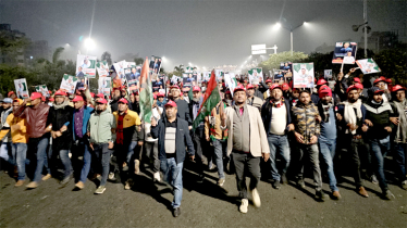 তারেক রহমানের স্বদেশ প্রত্যাবর্তন : মহানগর যুবদলের শোডাউন