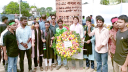 জুলাই স্মৃতিস্তম্ভে ছাত্র ফেডারেশন নারায়ণগঞ্জ জেলার শ্রদ্ধাঞ্জলী