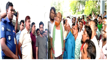 অতিরিক্ত টোল বৃদ্ধির প্রতিবাদে নবীগঞ্জ সিএনজি চালকদের বিক্ষোভ 