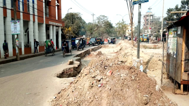 সোনাকান্দা কিল্লা সংলগ্ন ১শ’ফুট রাস্তাটির বেহাল দশা