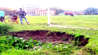 বন্দরে সোনাকান্দা ষ্টেডিয়ামের মাটি চুরি