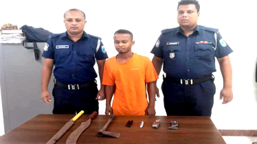বন্দরে ধারালো অস্ত্রসহ মাদক কারবারি সিফাত গ্রেপ্তার  