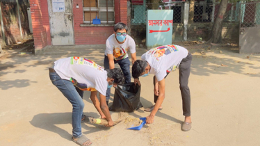 বাবুল’র উদ্যোগে ৩০০ শয্যা হাসপাতালের পরিচ্ছন্ন কার্যক্রম চলমান