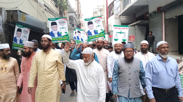 আমলাপাড়া ও কালির বাজারে মাওলানা মইনুদ্দিনের গণসংযোগ