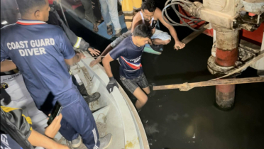 বক্তাবলীতে ফেরী থেকে ৫ যানবাহন পড়ার ঘটনায় ৩ মরদেহ উদ্ধার