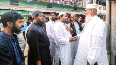 এনায়েতনগরে এনসিপি নেতা আল আমিনের গণসংযোগ 