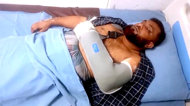 রূপগঞ্জে  চাঁদা না পেয়ে ব্যবসায়ীর হাত ভেঙ্গে দিয়েছে দুর্বৃত্তরা