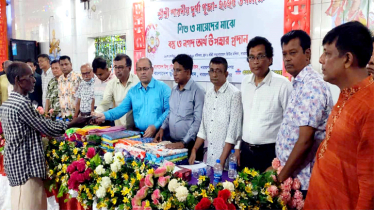 দ্বিতীয় দিনের মত না.গঞ্জ ঐক্য পরিষদের বস্ত্র ও নগদ অর্থ বিতরণ