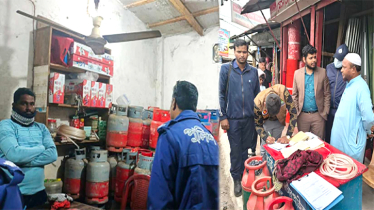 বন্দরে এলপিজি গ্যাসের মূল্য বৃদ্ধি ঠেকাতে অভিযান, জরিমানা