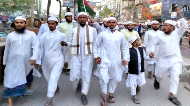 খেলাফত ছাত্র মজলিস নারায়ণগঞ্জ মহানগরীর শুকরানা মিছিল 