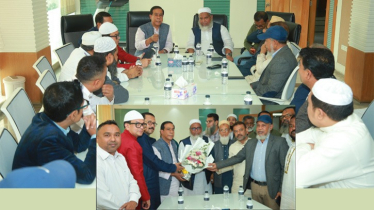 মাসুদুজ্জামানের সাথে মনির হোসেন কাসেমীর সাক্ষাৎ