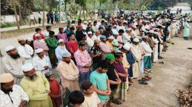 পেরোলে মুক্তি পেয়ে বন্দরে বাবার জানাজায় ছাত্রলীগ নেতা রুবেল