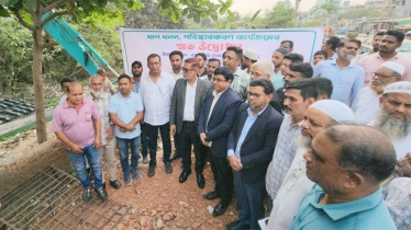 গঞ্জে আলী খাল খনন কার্যক্রমের উদ্বোধন করলেন সাখাওয়াত হোসেন