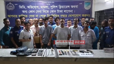 খানপুর বরফকলে ২টি বিদেশী পিস্তলসহ ৬ ছিনতাইকারী গ্রেপ্তার