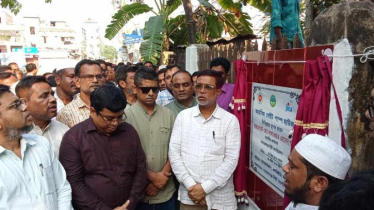 পানি সংকট দূরীকরণে বন্দরে ৯ পাম্পের ভিত্তিপ্রস্তর স্থাপন