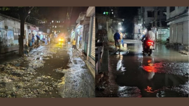 নাসিকের ১৮ নং ওয়াডে পূর্ব মসিনাবন্দের সড়কটির বেহাল অবস্থা, জনদুর্ভোগ