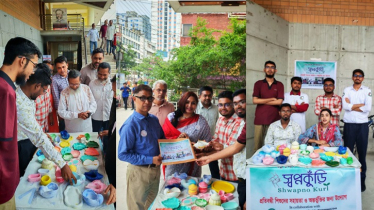 বিশ্ব রেডক্রিসেন্ট দিবসে চুনকা পাঠাগারে ‘স্বপ্নকুঁড়ি’র স্টলে দর্শনার্থীদের ভিড়