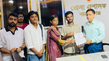 সমাজতান্ত্রিক ছাত্র ফ্রন্টের ৭ দফা দাবিতে গণস্বাক্ষর সম্বলিত স্মারকলিপি প্রদান