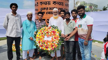 জুলাই শহীদ দিবসে শহীদ স্মৃতিস্তম্ভে ছাত্র ফেডারেশনের শ্রদ্ধাঞ্জলি