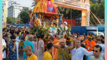 উৎসবের আমেজে নারায়ণগঞ্জে উল্টো রথযাত্রা, ভক্তদের ঢল উৎসবের আমেজে নারায়ণগঞ্জে উল্টো রথযাত্রা, ভক্তদের ঢল