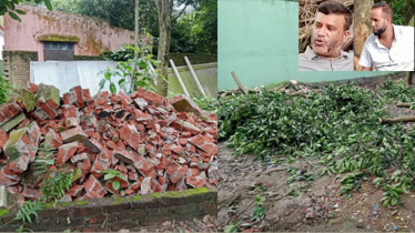 সোনারগাঁয়ে বাড়িঘর ভাঙচুর,  গাছপালা কেটে ফেলার অভিযোগ