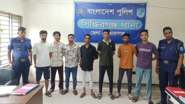 সিদ্ধিরগঞ্জে চাঁদা দাবির অভিযোগে ছাত্রদল নেতাসহ গ্রেপ্তার ৭