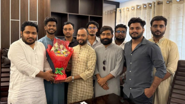 এমপি আল আমিনের সঙ্গে জাতীয় যুবশক্তির  নবগঠিত জেলা কমিটির সৌজন্য সাক্ষাৎ