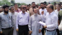 কদমরসুল সেতু ঘিরে উচ্ছেদ সীমানা ও নির্মাণকাজ পরিদর্শনে এমপি-প্রশাসক