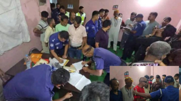 চাষাড়ায় জুয়ার আসরে পুলিশের অভিযান, ২৮ জুয়ারি গ্রেফতার