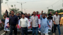 আওয়ামীলীগের নৈরাজ্যের প্রতিবাদে  ফতুল্লায় শ্রমিক দলের বিক্ষোভ